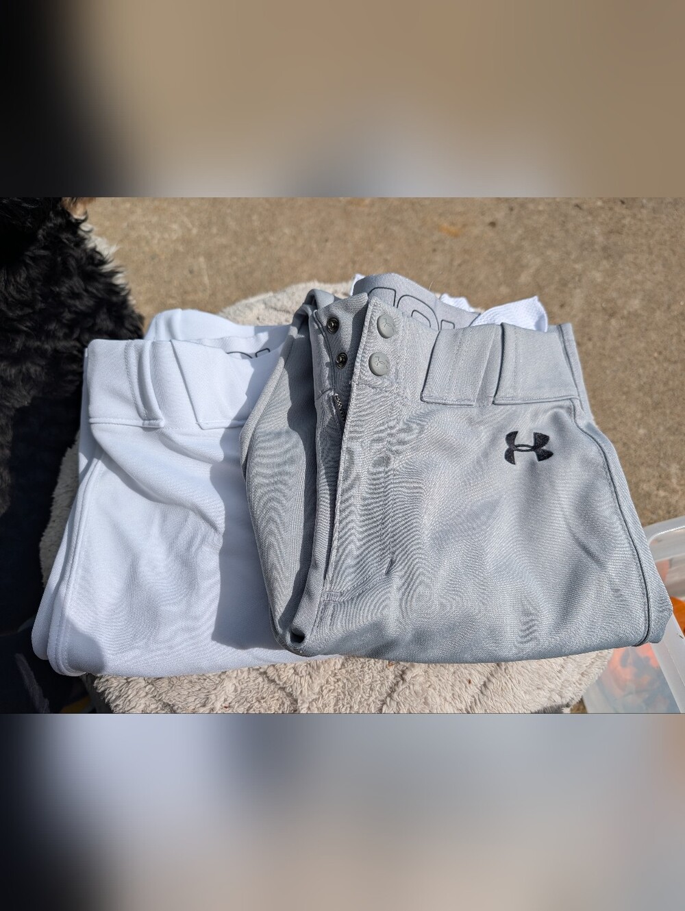 Two Pairs Of Men's Under Armour Baseball Pants Size Small